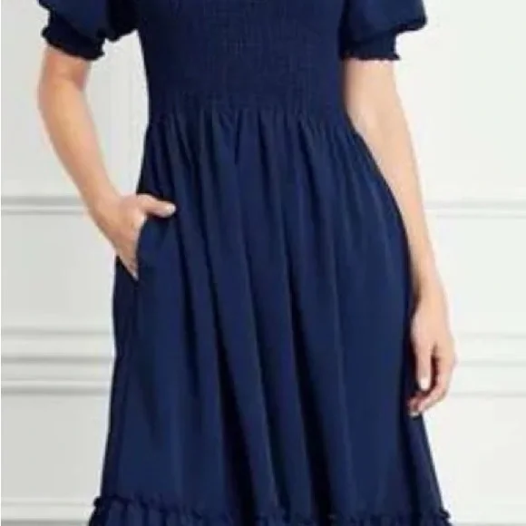 Hill House Louisa (Navy Blue Crepe) XXL/2X - Like New! 💙💙💙 - Picture 6 of 7